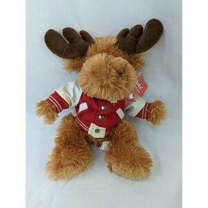 Creature Comforts Reindeer Moose Plush 12 Inch Ottawa Jacket Stuffed Animal Toy